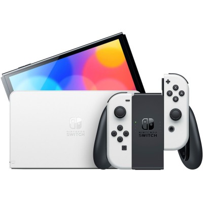 Консоль Nintendo Switch OLED with White Joy-Con