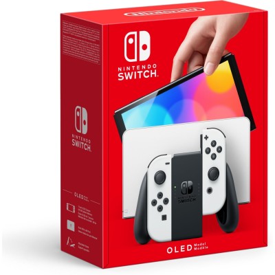 Консоль Nintendo Switch OLED with White Joy-Con