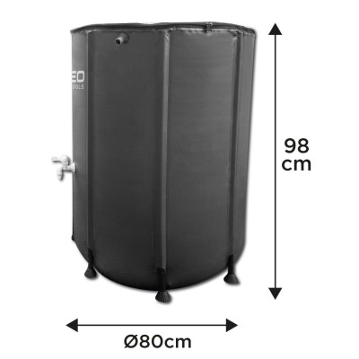 Контейнер для води Neo Tools, складаний, 500л, ПВХ, стійкість до УФ, 3/4", 90х98см