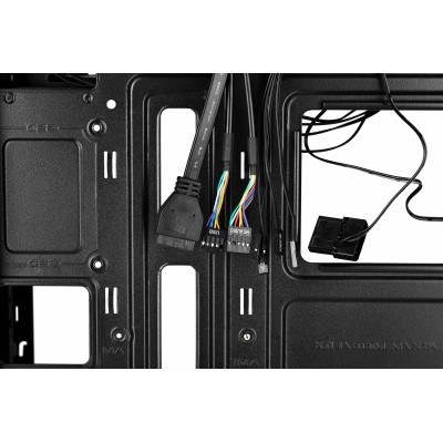 Корпус 2E Alfa E130 без БЖ 2xUSB3.0, 1xUSB2.0, 1x80мм, VGA 320мм, ATX, чорний (2E-E130)