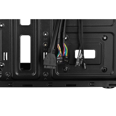 Корпус 2E Alfa E190-3U без БЖ 2xUSB3.0, 1xUSB2.0, VGA 320мм, ATX, чорний (2E-E190-3U)