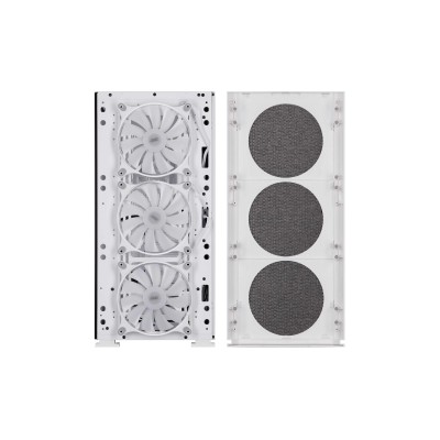 Корпус 2E GAMING Vertex GI01W без БЖ 2xUSB3.0, 1xUSBType-C, 3x140мм ARGB, 1x120мм ARGB, VGA 380мм, LCS ready, контролер з пульто