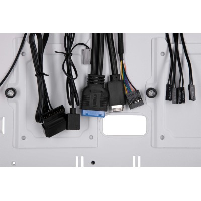 Корпус 2E GAMING Vertex GI01W без БЖ 2xUSB3.0, 1xUSBType-C, 3x140мм ARGB, 1x120мм ARGB, VGA 380мм, LCS ready, контролер з пульто