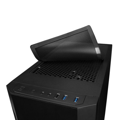 Корпус CHIEFTEC Elox AS-01B, без БЖ, 2xUSB3.2, 1xUSB2.0, 1x120мм, Sound insulated panels, VGA 320мм, LCS ready, ATX, чорний (AS-