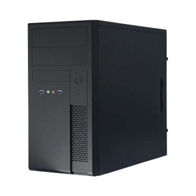 Корпус CHIEFTEC Mesh XT-01B, без БЖ, 2xUSB3.1, VGA 340мм, mATX, чорний (XT-01B-OP)