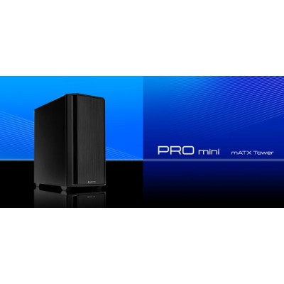 Корпус CHIEFTEC Pro Mini, без БЖ, 1xUSB3.0, 1xUSB2.0, 1xUSB Type-C, 1x120мм, Sound insulated panels, VGA 330мм, LCS ready, mATX,