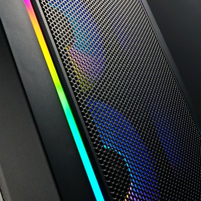 Корпус SilverStone Fara FA312Z-BG без БЖ, 2xUSB3.0, 2x140мм, ARGB VGA 365мм, LCS ready, TG Side Panel, mATX, чорний (SST-FA312Z-