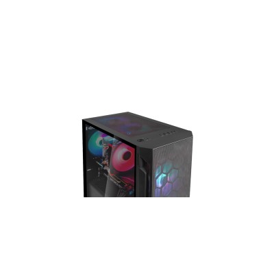 Корпус SilverStone Fara FAH1MB-PRO без БЖ, 1xUSB3.0, 2xUSB2.0, 3x120мм, ARGB VGA 320мм, LCS ready, TG Side Panel, mATX, чорний (