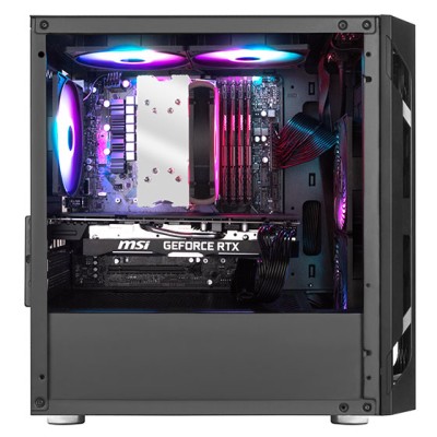 Корпус SilverStone Fara FAH1MB-PRO без БЖ, 1xUSB3.0, 2xUSB2.0, 3x120мм, ARGB VGA 320мм, LCS ready, TG Side Panel, mATX, чорний (