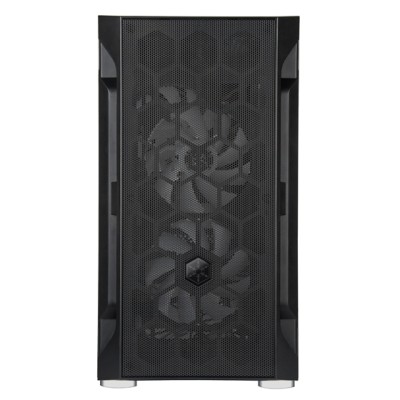 Корпус SilverStone Fara FAH1MB-PRO без БЖ, 1xUSB3.0, 2xUSB2.0, 3x120мм, ARGB VGA 320мм, LCS ready, TG Side Panel, mATX, чорний (