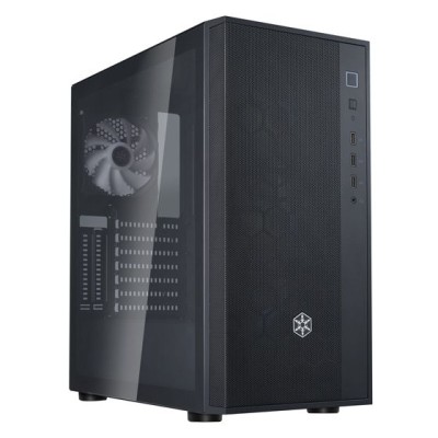 Корпус SilverStone Fara FAR1B-PRO-V2 без БЖ, 2xUSB3.0, 1xUSB2.0, 4x120мм, ARGB VGA 340мм, LCS ready, TG Side Panel, ATX, чорний 
