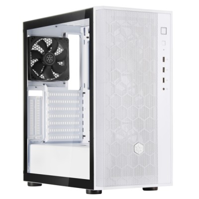 Корпус SilverStone Fara FAR1W-G-V2 без БЖ, 2xUSB3.0, 1xUSB2.0, 1x120мм, VGA 340мм, LCS ready, TG Side Panel, ATX, білий (SST-FAR