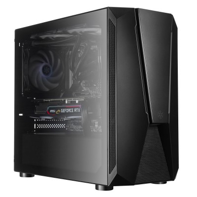 Корпус SilverStone Fara FAV1MB-PRO без БЖ, 2xUSB3.0, 2xUSB2.0, 1x120мм, ARGB VGA 379мм, LCS ready, TG Side Panel, mATX, чорний (