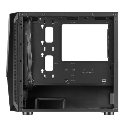 Корпус SilverStone Fara FAV1MB-PRO без БЖ, 2xUSB3.0, 2xUSB2.0, 1x120мм, ARGB VGA 379мм, LCS ready, TG Side Panel, mATX, чорний (