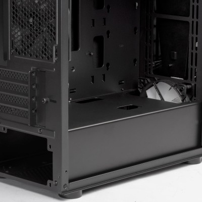 Корпус SilverStone Fara FAV1MB-PRO без БЖ, 2xUSB3.0, 2xUSB2.0, 1x120мм, ARGB VGA 379мм, LCS ready, TG Side Panel, mATX, чорний (