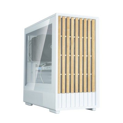 Корпус Zalman P10 Namu без БП, 1xUSB3.0, 1xUSBType-C, 2x120мм, 1x120мм ARGB, VGA 340мм, LCS ready, TG Side Panel, mATX, білий (P