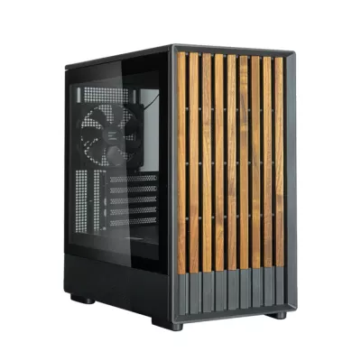Корпус Zalman P10 Namu без БП, 1xUSB3.0, 1xUSBType-C, 2x120мм, 1x120мм ARGB, VGA 340мм, LCS ready, TG Side Panel, mATX, чорний (