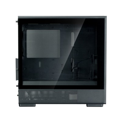 Корпус Zalman P10 Namu без БП, 1xUSB3.0, 1xUSBType-C, 2x120мм, 1x120мм ARGB, VGA 340мм, LCS ready, TG Side Panel, mATX, чорний (
