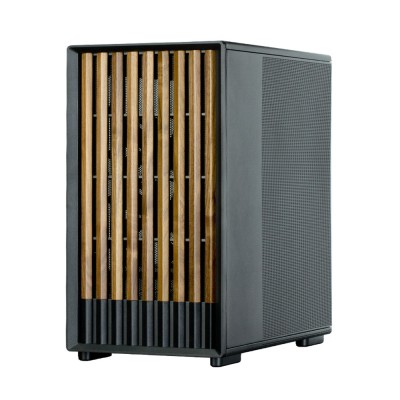 Корпус Zalman P10 Namu без БП, 1xUSB3.0, 1xUSBType-C, 2x120мм, 1x120мм ARGB, VGA 340мм, LCS ready, TG Side Panel, mATX, чорний (