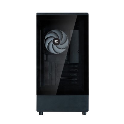 Корпус Zalman P10 без БП, 1xUSB3.0, 1xUSBType-C, 1x120мм ARGB, VGA 384мм, LCS ready, TG Side Panel, mATX, чорний (P10BLACK)