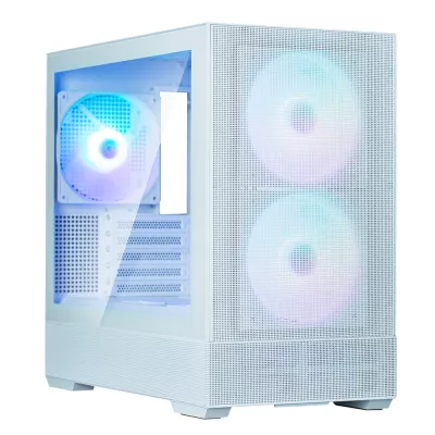 Корпус Zalman P30 AIR без БП, 1xUSB3.0, 1xUSBType-C, 3x140мм ARGB, VGA 392мм, LCS ready, TG Side Panel, mATX, білий (P30AIRWHITE