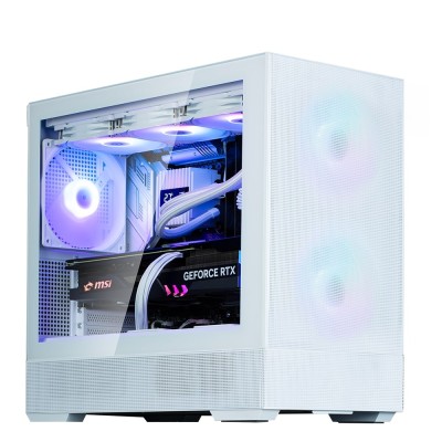 Корпус Zalman P30 AIR без БП, 1xUSB3.0, 1xUSBType-C, 3x140мм ARGB, VGA 392мм, LCS ready, TG Side Panel, mATX, білий (P30AIRWHITE
