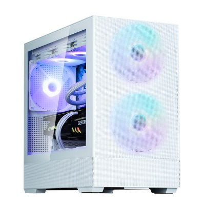 Корпус Zalman P30 AIR без БП, 1xUSB3.0, 1xUSBType-C, 3x140мм ARGB, VGA 392мм, LCS ready, TG Side Panel, mATX, білий (P30AIRWHITE