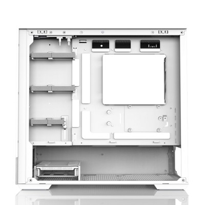 Корпус Zalman P30 AIR без БП, 1xUSB3.0, 1xUSBType-C, 3x140мм ARGB, VGA 392мм, LCS ready, TG Side Panel, mATX, білий (P30AIRWHITE