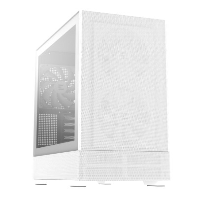 Корпус Zalman P30 AIR без БП, 1xUSB3.0, 1xUSBType-C, 3x140мм ARGB, VGA 392мм, LCS ready, TG Side Panel, mATX, білий (P30AIRWHITE