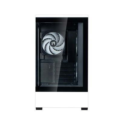 Корпус Zalman P30 без БЖ, 1xUSB3.0, 1xUSBType-C, 3x120мм ARGB, VGA 420мм, LCS ready, TG Side Panel, mATX, чорний/білий (P30BW)