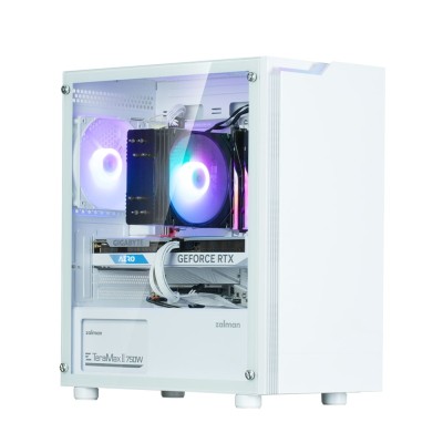 Корпус Zalman T4 Plus без БЖ, 2xUSB3.0, 1xUSB2.0, 1x120мм ARGB, VGA 3200мм, LCS ready, TG Side Panel, mATX, білий (T4PLUSWHITE) Корпус Zalman T4 Plus без БЖ, 2xUSB3.0, 1xUSB2.0, 1x120мм ARGB, VGA 3200мм, LCS ready, TG Side Panel, mATX, білий (T4PLUSWHITE)