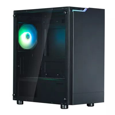Корпус Zalman T4 Plus без БЖ, 2xUSB3.0, 1xUSB2.0, 1x120мм ARGB, VGA 320мм, LCS ready, TG Side Panel, mATX, чорний (T4PLUS)