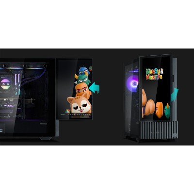 Корпус Zalman Z10 DS, без БЖ, 2xUSB3.0, 1хUSB Type-C, 2х120мм, 1x120мм ARGB, TG Side Panel, ATX, Monitor, чорний (Z10DSBLACK)