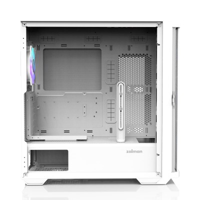 Корпус Zalman Z10 Duo без БЖ, 2xUSB3.0, 1xUSB Type-C, 3x140мм ARGB, 1x120мм ARGB, VGA 395мм, LCS ready, TG Side Panel, EATX, біл