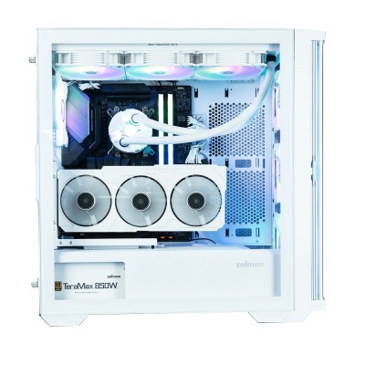 Корпус Zalman Z10 Duo без БЖ, 2xUSB3.0, 1xUSB Type-C, 3x140мм ARGB, 1x120мм ARGB, VGA 395мм, LCS ready, TG Side Panel, EATX, біл