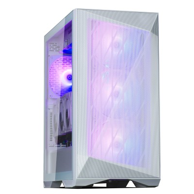 Корпус Zalman Z9 Iceberg MS без БЖ, 2xUSB3.0, 2xUSB2.0, 1xUSB 3.1 Gen2 Type-C, 4x140мм ARGB, VGA 390мм, LCS ready, TG Side Panel
