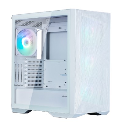 Корпус Zalman Z9 Iceberg MS без БЖ, 2xUSB3.0, 2xUSB2.0, 1xUSB 3.1 Gen2 Type-C, 4x140мм ARGB, VGA 390мм, LCS ready, TG Side Panel