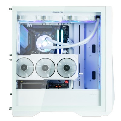 Корпус Zalman Z9 Iceberg MS без БЖ, 2xUSB3.0, 2xUSB2.0, 1xUSB 3.1 Gen2 Type-C, 4x140мм ARGB, VGA 390мм, LCS ready, TG Side Panel
