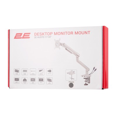 Кріплення монітора 2E Husto настільне USB 3.0 хаб (2EDGEIFUSB)