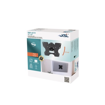 Кріплення ТВ з кутом нахилу KSL WMB-4021N 19-43"