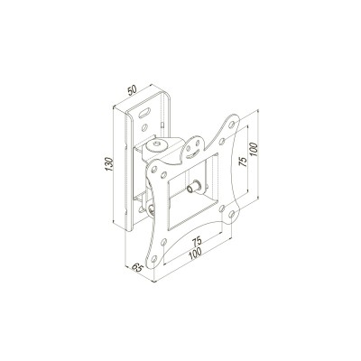 Кріплення ТВ поворотне KSL WMB-3012T 13-28"