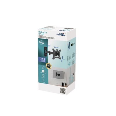 Кріплення ТВ поворотне KSL WMO-3013T 13-28"