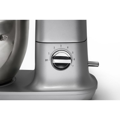 Кухонна машина Gorenje 1000Вт, чаша-метал, корпус-метал, насадок-7, сріблясто-червоний (MMC1000RLR)