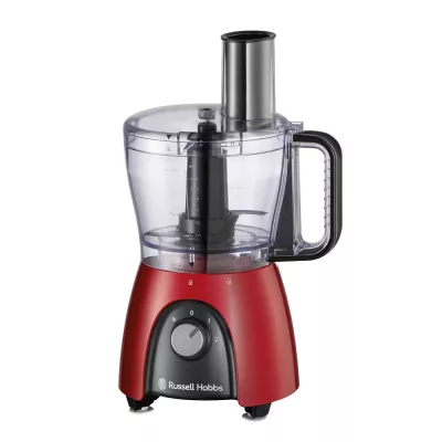 Кухонна машина Russell Hobbs Desire Red, 600Вт, чаша-пластик, корпус-пластик, насадок-4, червоний (27110-56)