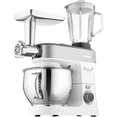 Кухонна машина Sencor 1200Вт, чаша-метал, корпус-пластик, насадок-19, білий (STM3789SL)