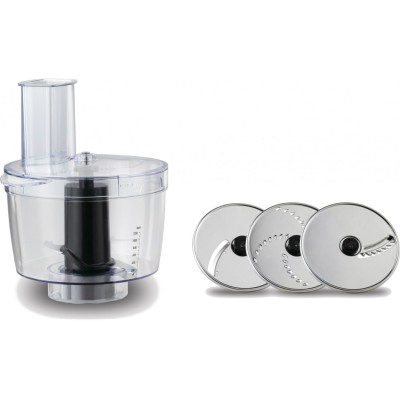 Кухонна машина Tefal Masterchef Grande 1500Вт, чаша-метал, корпус-метал, насадок-6, метал (QB813D38)