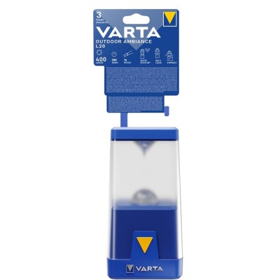 Ліхтар VARTA Кемпінговий Ambiance L20, IP54, до 400 люмен, до 300 годин роботи, 6хАА (17666101111)