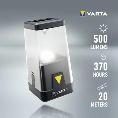Ліхтар VARTA Кемпінговий Ambiance L30RH з гібридною системою живлення акумулятор/батарейки, IP54, до 500 люмен, до 370 годин роб