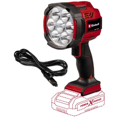 Ліхтар акумуляторний Einhell TE-CL 18/2500 LiAC - Solo акум., PXC, 2500 лм, 18В, 6500 К, 7 LED, 18/12В, 0.6 кг (без АКБ і ЗП) (4