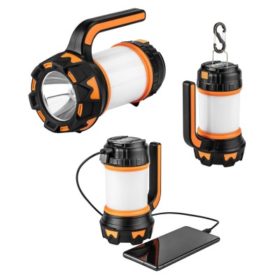 Ліхтар кемпінговий акумуляторний Neo Tools, 3в1, 1200мА•год, 800лм, 10Вт, 4 функції освітлення, power bank, червоне світло (99-0